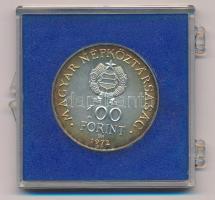 1972. 100Ft Ag "Budapest" műanyag tokban T:AU patina Adamo EM40