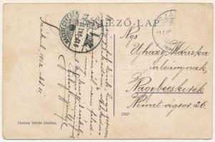 1912 Szákul, Sacu; utcakép. Jánossy István kiadása / street view (EB)