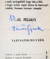 Faludy György: Villon balladái. Vörös Gyula rajzaival. Az illusztrátor Vörös Gyula által aláírt, szá...
