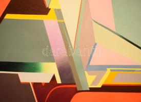 Csóka László (1967-): Reflexió IV., 2025. Olaj, vászon, jelezve jobbra lent: Csóka 25. 120x80 cm KIZ...