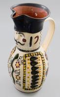 Nagy Miska kancsó. Mázas kerámia, hibátlan 33 cm