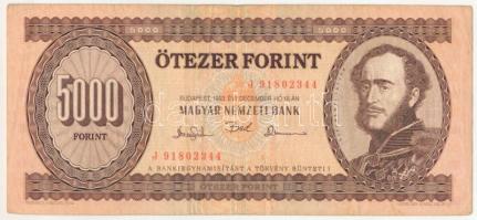 1993. 5000Ft "J 91802344" T:F,VG Adamo F51