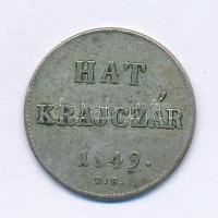 1849NB 6kr Ag T:VF Adamo B3