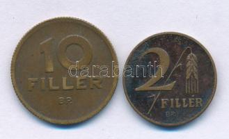 1947. 2f tombak + 10f Al-bronz T:VF
Adamo F1, F3