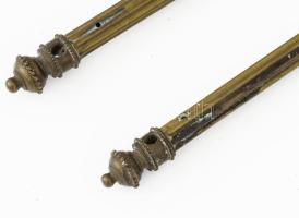 Régi. réz függönytartó rudak 45-65 cm ig