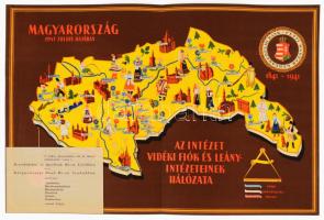 2 térkép-melléklet könyvben, a visszatért területekkel: Magyarország 1941 július havában-Az intézet ...