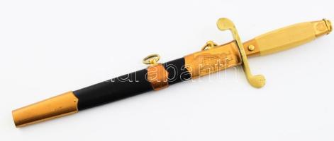 Szovjet tengerésztiszti tőr. Jelzett kis kopással ca 1980