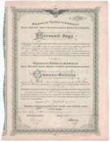 Budapest 1901. "Héjasfalva-Székelyudvarhelyi H.É.V. (Székely-vasút) Részvénytársaság" élvezeti jegy szárazpecséttel, bélyegzésekkel T:AU