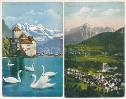12 db RÉGI külföldi város képeslap / 12 pre-1945 foreign town postcards
