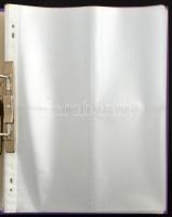 100 férőhelyes képeslap berakó, lefűzhető gyűrűs mappában