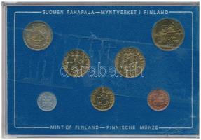 Finnország 1977. 1p - 5M (7xklf) forgalmi sor szettben, műanyag dísztokban T:UNC
Finland 1977. 1 Pe...