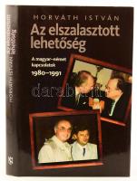 Horváth István: Az elszalasztott lehetőség. A magyar - német kapcsolatok 1980-1991. Bp., 2009, Corvina. Kiadói kartonált papírkötés, kiadói papír védőborítóban.