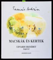 Tamás István: Macskák és kertek. Udvardi Erzsébet képeivel. A szerző, Udvardi Erzsébet (1929-2013) á...
