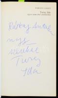 Turay Ida (1907-1997) színésznő dedikációja egy róla szóló könyv címlapján: In: Párkány László: Tura...