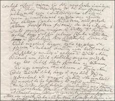 1804. júl. 13. Nagykálló,Özvegy Csuha Miklósné Balogh Anna levele Szabolcs vármegye alispánjának, na...