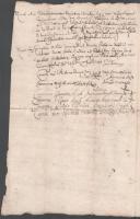 1714. jan. 14. Fekete Zsigmond végrendelete, melyben szétosztotta udvarhelyeit, szőlőit gyermekei, F...