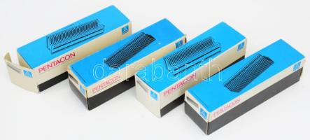 Utazás témájú diapozitívok: Tapolca, Bajai hajóút, Budapesti képek, stb., 4 dobozban összesen kb. 140-150 db dia, 5x5 cm méretben