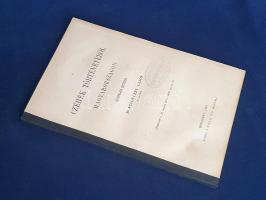 Szádeczky Lajos: 
A czéhek történetéről Magyarországon. Székfoglaló értekezés.
Budapest, 1889. Mag...