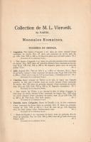 Collection de M. L. Vierordt (2e partie) et Collection hongroise. (Az 1924. június 24-én rendezett a...