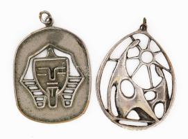 2 db iparművész medál. réz 6,5 cm