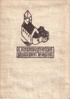 A Szent Margitszigeti premontrei templom. Budapest, 1932. Fővárosi Közmunkák Tanácsa (M. Kir. Állami Nyomda). 45 + [1] p. + 5 t. (feliratozott hártyapapírral védett tábla). Egyetlen kiadás. A 13. század Margitszigetén két jelentős egyházi épületcsoportot emeltek, az évszázad közepén a premontrei rend konventet (kolostort) épített, 1260 körül pedig létrejött az Árpád-házi Szent Margit ottani éveiről elhíresült domonkos apácakolostor is. A premontrei férfi konvent jelentősége a szigeten egyre jelentősebb adományhoz jutó apácakolostor miatt csökkent, a konvent a török időkben elnéptelenedett, az épület romba dőlt. Elsüllyedt harangját 1914-ban találták meg, a lelet nyomán a terület régészeti feltárását 1923-ban kezdeményezte a Fővárosi Közmunkák Tanácsa. Az ásatások nyomán Zielinski Szilárd és Lux Kálmán tervei szerint 1930-1932 között építették újra az egykori premontrei kápolnát, újra szentelésére 1932-ben került sor, Horthy Miklós kormányzóságának 10. évfordulója alkalmával, a kormányzó jelenlétében. Többszerzős tanulmánykötetünk az épület történetébe, építészeti részleteibe avat be, illetve ünnepi beszédet közöl. A címlapon régi gyűjteményi bélyegzés. Poss.: Lechner Jenő (1878-1962) építész, építészettörténész mérnöki irodája. Festett, illusztrált kiadói zsákvászon kötésben. Jó példány.