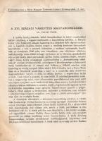 Pataki Vidor: 
A XVI. századi várépítés Magyarországon.
[Budapest, 1931]. Királyi Magyar Egyetemi ...