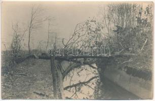 Resicabánya, Resicza, Recita, Resita; ipari vízcsatorna erdei szakasza / forest section of industrial water canal