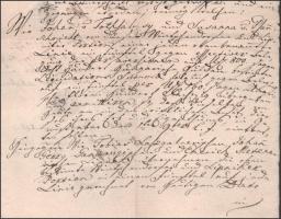 1797. okt. 7. A lipniki (másnéven Hársas, ma Lipnik, Szlovákia) kúria feletti osztozkodás másolata 1...