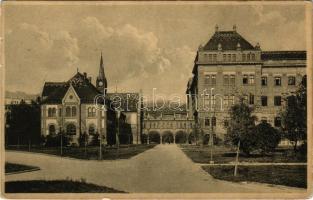 Budapest XI. Ferenc József Műegyetem, Könyvtár épülete. Rökel felvétele (apró szakadás / tiny tear)