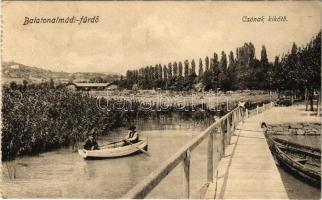 Balatonalmádi, Csónak kikötő, nádas (fl)
