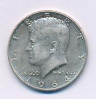 Amerikai Egyesült Államok 1964. 1/2$ Ag "Kennedy" T:AU,XF USA 1964. 1/2 Dollar Ag "Kennedy" C:AU,XF Krause KM#202