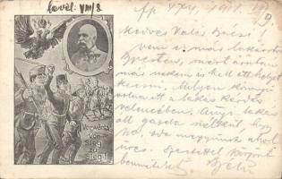 WWI military propaganda with Franz Joseph