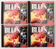 Blues Legends, 4 db CD, válogatás, Castle Communications, 1993, jó állapotban, minimálisan sérült pa...