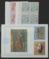 Vallás, egyház, pápák, Vatikán gyűjtemény 10 lapos közepes berakóban, benne sok összefüggés és blokk...