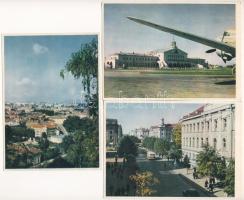 VILNIUS - 14 db MODERN város képeslap, tokban / 14 modern town postcards in a case