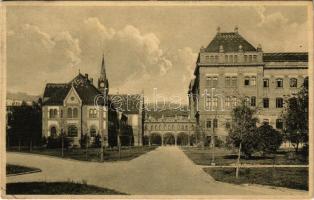 1930 Budapest XI. Ferenc József Műegyetem, Könyvtár épület. Rökel felvétele (EK)