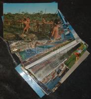 82 db modern külföldi képeslap közte több tengerentúli és légiposa