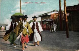 Seoul, Sedan chair, Korean folklore, market (EK)