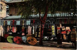 Yokohama, umbrella shop, market (EK)