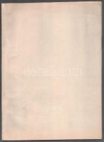 1957 Paprikajancsi c. film gépelt forgatókönyve, írta: Csontos Gábor, rendezte: Rényi Tamás, Hunnia ...