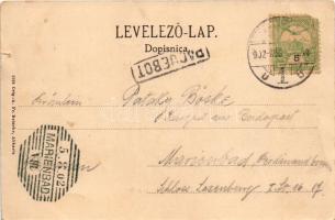 1902 Crikvenica, Cirkvenica; Kupaliste Therapie / Therapia tengeri fürdő, fürdőzők / beach + "P...