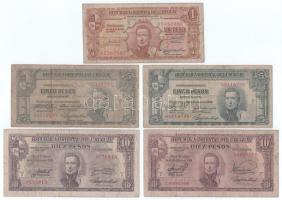 Uruguay 1939(1948) 1P - 10P (5db,4xklf) + 1939(1967) 50P + DN(1987-1992) 50NP - 1000NP (3xklf) T:AU-...