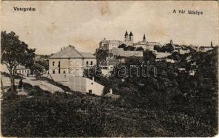 Veszprém, a vár látképe (EM)