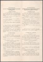 3 db haditengerészettel kapcsolatos nyomtatvány 1899 Pályázati hirdetmény a fiumei cs. és kir. hadit...
