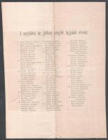 1896, 1900 A Nagykőrösi Izr. jótékony nőegylet pénztárforgalma. 2 kimutatás hajtva