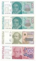 Argentína DN(1985-1989) 1A (2xklf) + DN(1989-1990) 100A + DN(1990) 500A T:AU Argentina ND(1985-1989) 1 Austral (2xklf) + ND(1989-1990) 100 Australes + ND(1990) 500 Australes C:AU Krause P#323, P#327, P#328