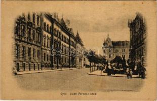 Győr, Deák Ferenc utca. Szántó Imre kiadása (EB)