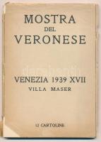 Venezia, Venice; Mostra del Veronese, Villa Maser, 12 Cartoline - 1939 / 12 pre-1945 art postcards from an exhibition in a paper case