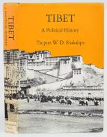 Tsepon W. D. Shakabpa: Tibet. A political history. New Haven-London, 1973, Yale University Press. 369 p. Második kiadás. Angol nyelven. Kiadói keménykötés, kiadói papírborítón apró szakadásokkal, ceruzás jelölésekkel és jegyzetekkel.