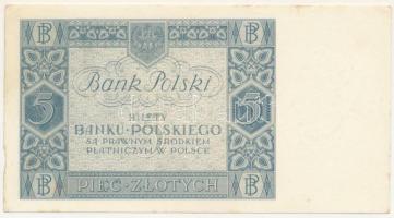 Lengyelország 1930. 5Zl "EW 4475498" T:VF
Poland 1930. 5 Zlotych "EW 4475498" C...